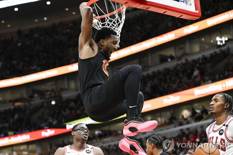 클리블랜드 도너번 미첼의 덩크 (출처=연합뉴스)