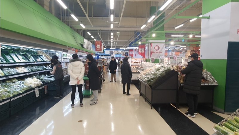 5일 오전 홈플러스 신도림점 내부 전경.