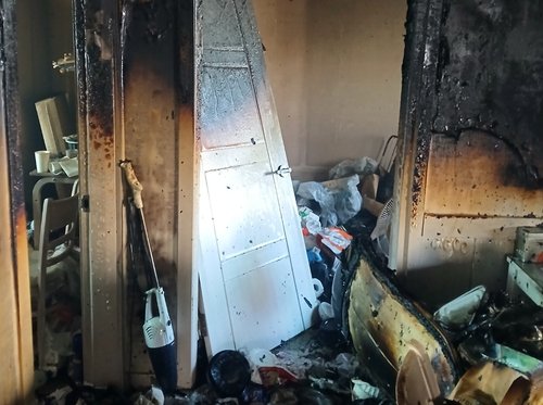 화재 현장 (출처=연합뉴스)