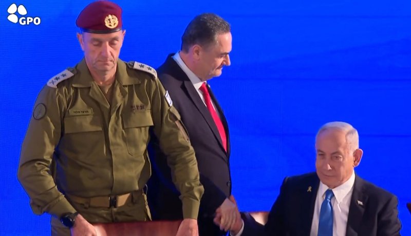 헤르지 할레비 전 참모총장(왼쪽), 베냐민 네타냐후 이스라엘 총리(오른쪽) (출처=연합뉴스)