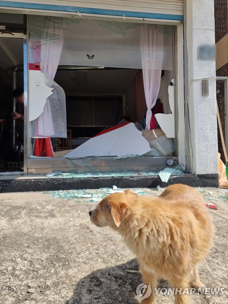 오폭 사고로 깨진 일상 (출처=연합뉴스)