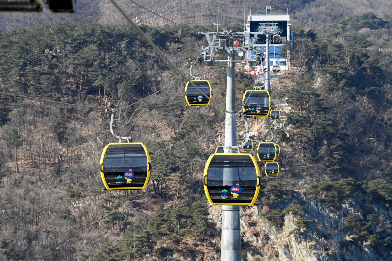 소금산 그랜드밸리 케이블카.(강원도 제공. 재판매 및 DB금지)/뉴스1