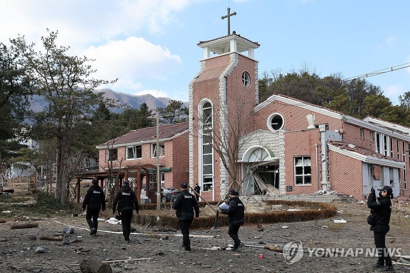 처참한 오폭 사고 현장 (출처=연합뉴스)