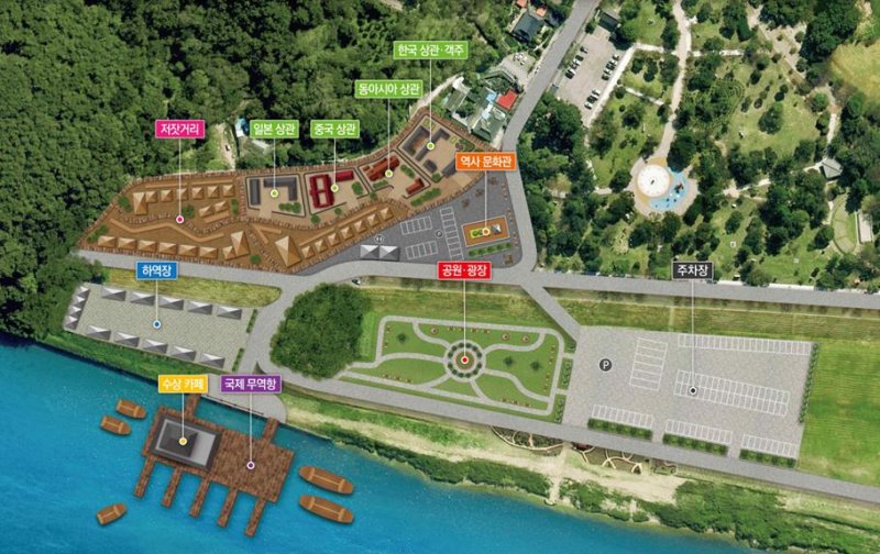 [부여=뉴시스] 부여군 백마강 국제 무역항 이미지. *재판매 및 DB 금지