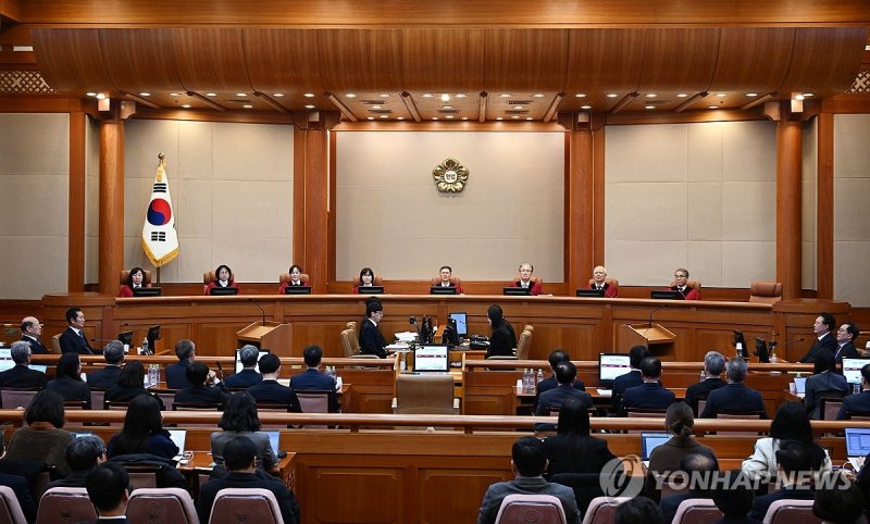 윤 대통령 탄핵심판 10차 변론기일 (출처=연합뉴스)