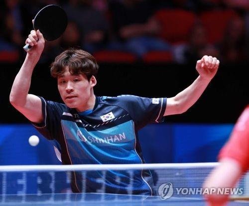 장우진의 경기 장면 (출처=연합뉴스)