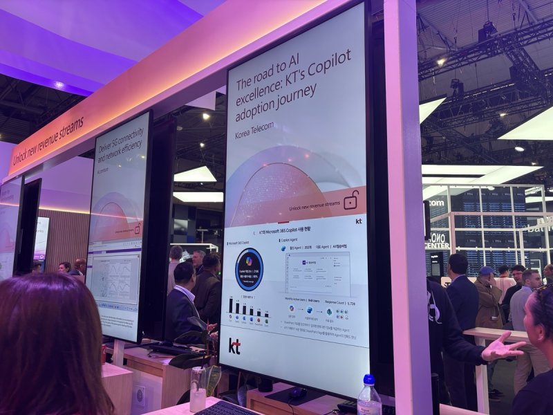 마이크로소프트 부스 (출처=연합뉴스)