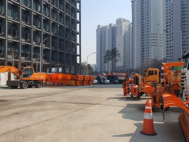 분당구 제설차량기지 (출처=연합뉴스)