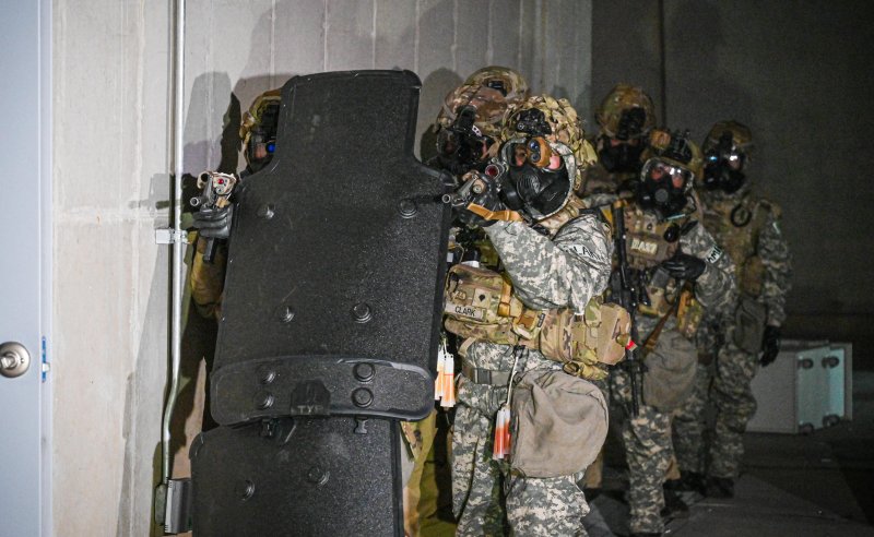 한미 연합 "유무인 복합전투체계 활용" WMD 제거훈련 실시