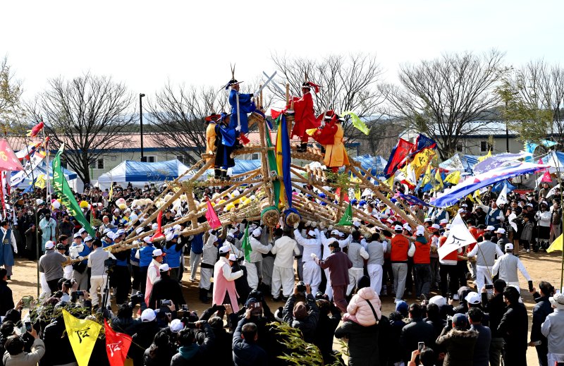 [창녕=뉴시스] 영산쇠머리대기 공개행사. (사진= 창녕군 제공) 2025.03.12. photo@newsis.com *재판매 및 DB 금지