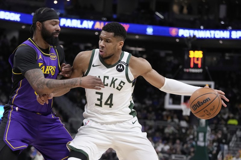 [밀워키=AP/뉴시스] 미국프로농구(NBA) 밀워키 벅스의 지아니스 아데토쿤보. 2025. 3. 13.