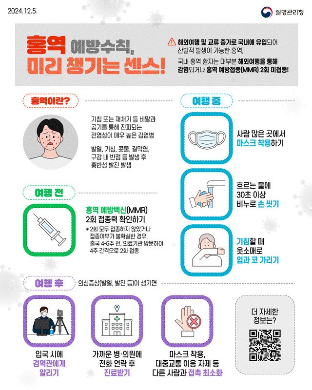 [오산=뉴시스] 홍역 예방접종 및 감염예방수칙 안내문 (사진=평택시 제공) 2025.03.14.photo@newsis.com