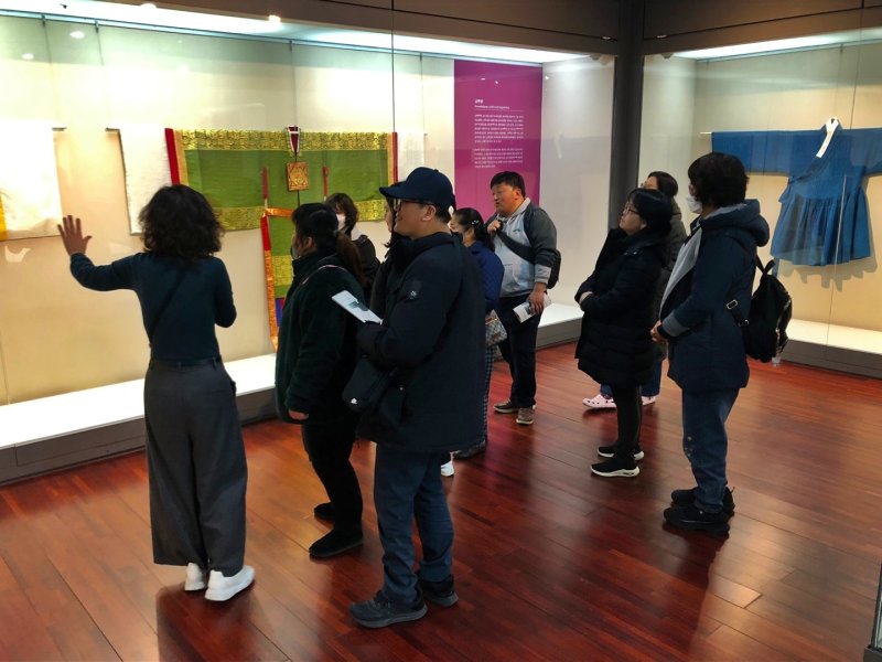 [순천=뉴시스] 국립순천대학교 박물관에서 무형문화제 전승공예품 기획전이 열리고 있다. (사진=순천대 제공) 2025.03.14. photo@newsis.com *재판매 및 DB 금지