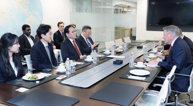 정인교 통상교섭본부장, 미국 허드슨 연구소 방문 (출처=연합뉴스)