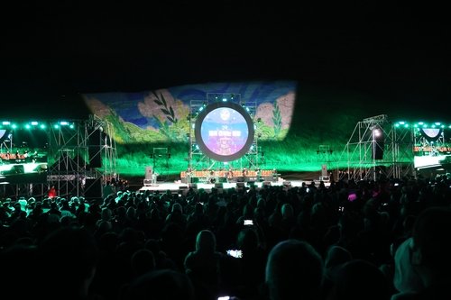 지난 14일 열린 제주들불축제 개막식 공연 (출처=연합뉴스)