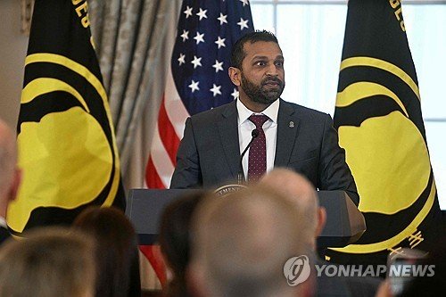 캐시 파텔 FBI 국장 (출처=연합뉴스)