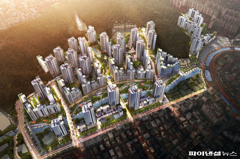 신림1재개발 사업시행인가...무허가 밀집지역이 4185세대 단지로