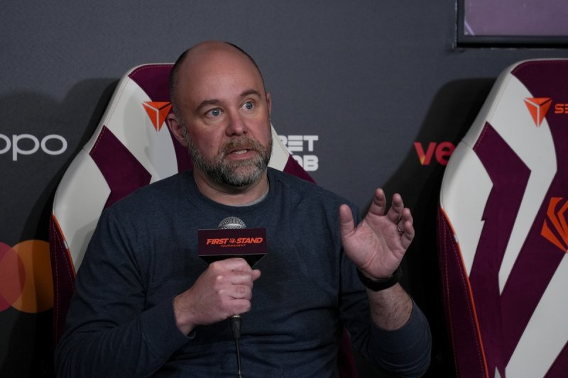 답변하는 크리스 그릴리 라이엇게임즈 e스포츠 글로벌 총괄 (출처=연합뉴스)