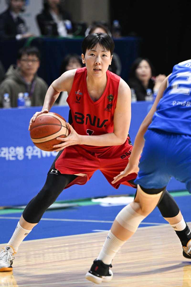 [서울=뉴시스] 여자프로농구 부산 BNK의 박혜진. (사진=WKBL 제공) *재판매 및 DB 금지