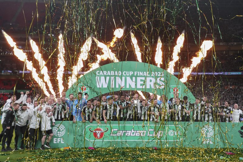 [런던=AP/뉴시스] 잉글랜드 프로축구 프리미어리그(EPL) 뉴캐슬 유나이티드. 2025.03.16.