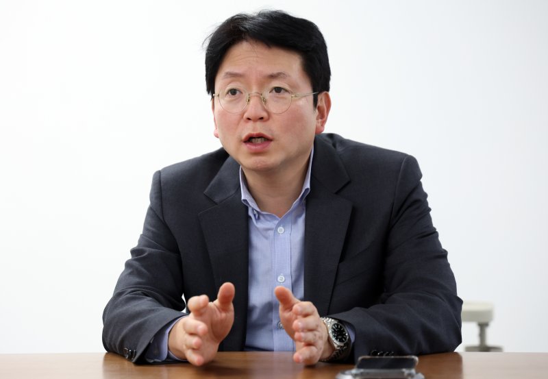 김학균 한국벤처캐피탈협회장이 13일 서울 강남구 트레이드타워에서 뉴스1과 인터뷰를 하고 있다. ⓒ News1 김명섭 기자