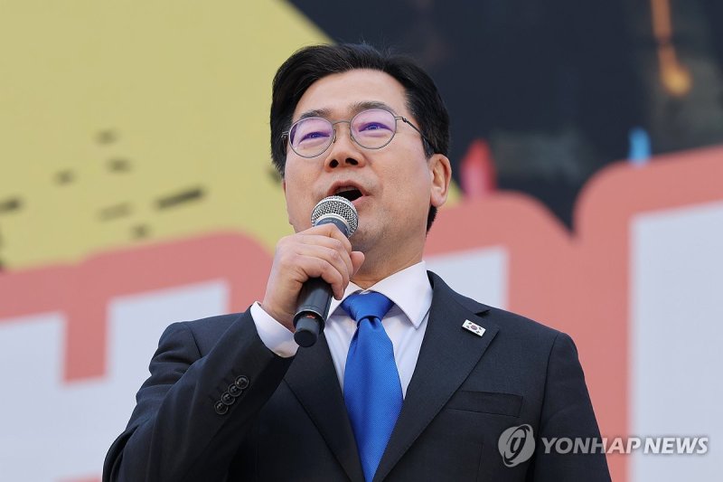 발언하는 박찬대 원내대표 (출처=연합뉴스)