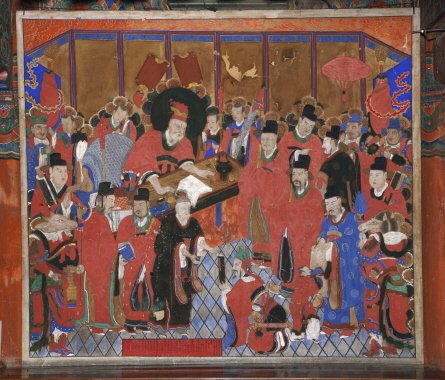 파주시가 보존처리에 나선 경기도 유형문화유산 '보광사 대웅보전 현황도' (파주시 제공, 재판매 및 DB금지)