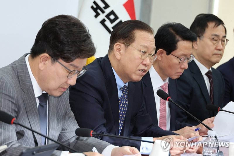 국민의힘 비상대책위원회의 (출처=연합뉴스)