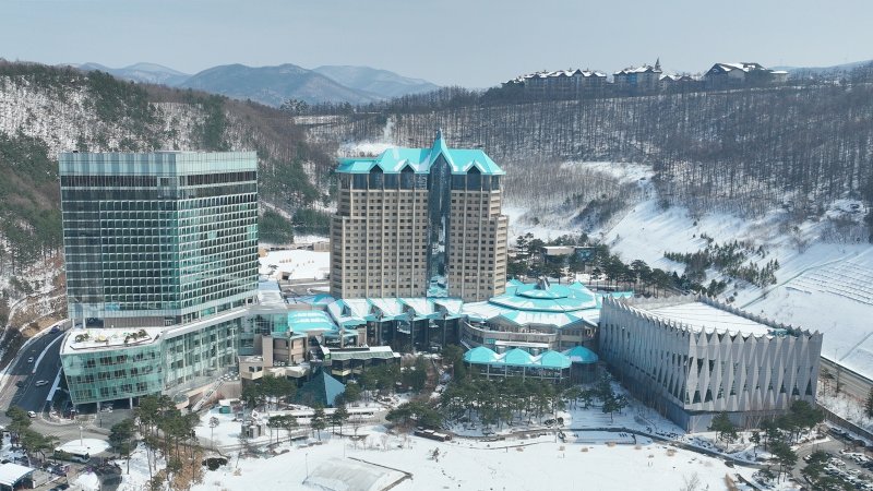 겨울 하이원리조트 전경(강원랜드 제공)