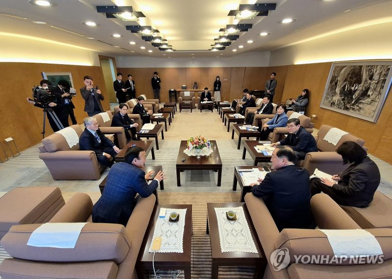 속초시, 일본 도야마시와 간담회 (출처=연합뉴스)