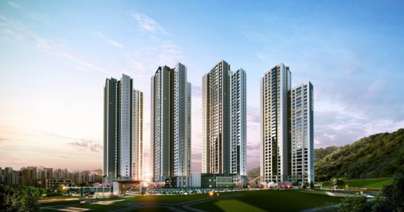 <의정부 롯데캐슬 나리벡시티 투시도>