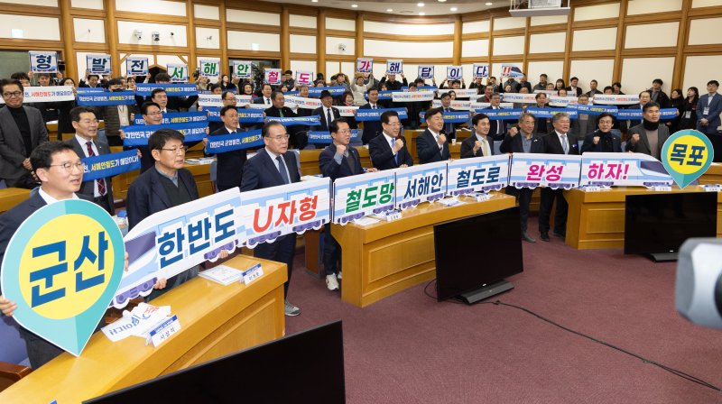 '서해안철도 놓아주오'…호남 8개 지자체 합동 건의