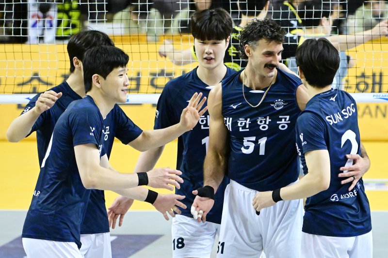 남자배구 대한항공. 2025.03.18. (사진=한국배구연맹 제공) *재판매 및 DB 금지