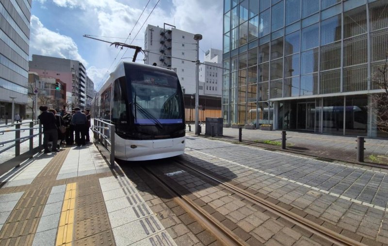일본 도야마시 트램 (출처=연합뉴스)