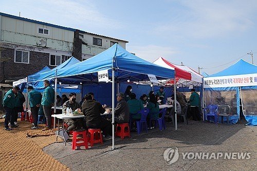 포천 오폭 사고 현장 민원 상담 (출처=연합뉴스)
