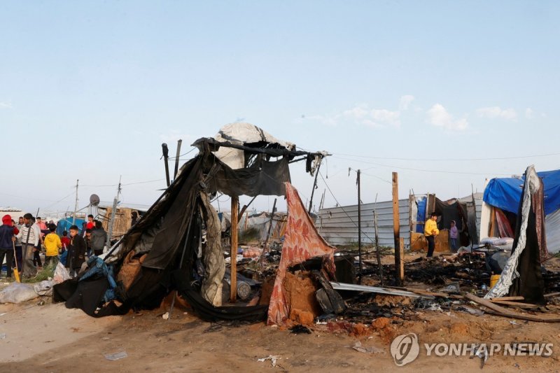 이스라엘 공습에 치안책임 하마스 간부 사망…희생자 330명 넘어 (출처=연합뉴스)