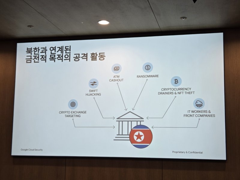 구글 클라우드 시큐리티 데이 미디어 브리핑에서 발표하고 있다. ⓒ 뉴스1 김민석 기자