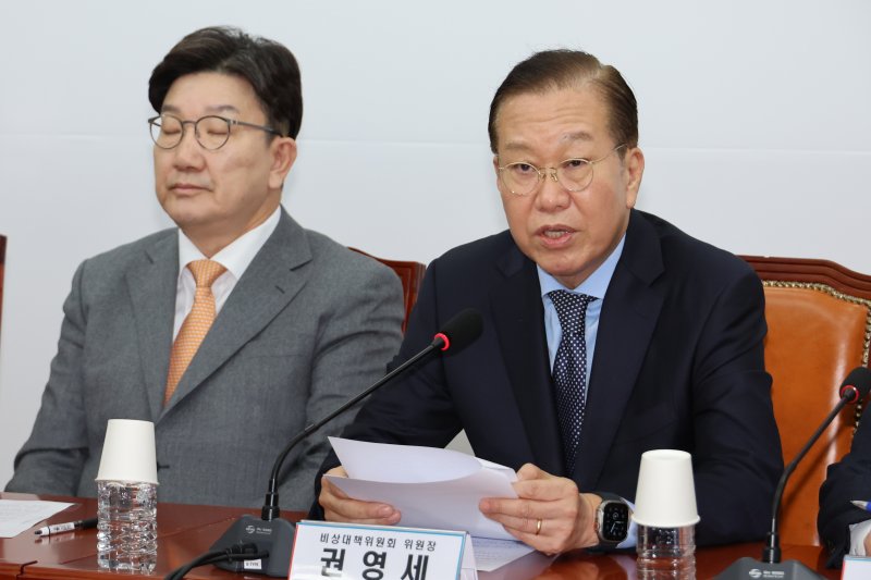 권영세 "이재명, 스스로 판사·경찰돼 개딸동원령…문명국가 아닌 재명국가"