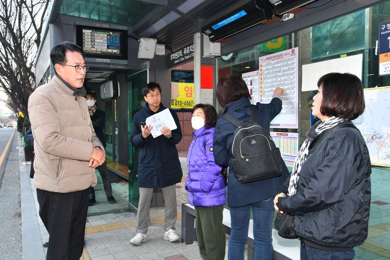 이순걸 울주군수, 시내버스 불편 현장 직접 찾아 해법 모색