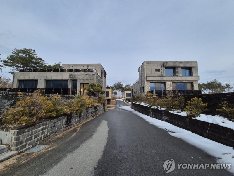 강원 고성군 한 타운하우스 전경 (출처=연합뉴스)