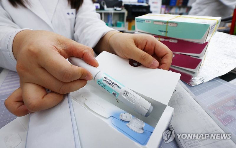 약국에서 판매 중인 비만환자용 의약품 위고비 (출처=연합뉴스)