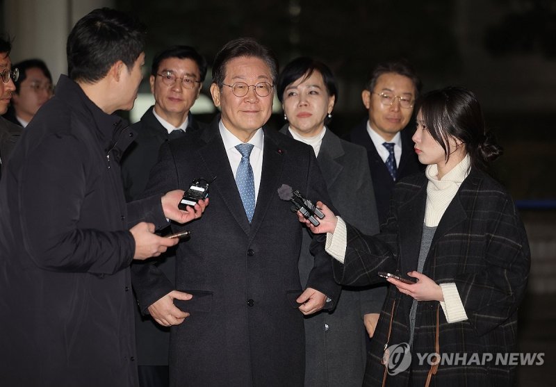 이재명 대표, '공직선거법 위반' 2심 변론 종료 (출처=연합뉴스)