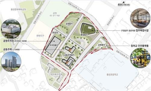 횡성 읍하 이모빌리티 혁신지구 배치도 (출처=연합뉴스)