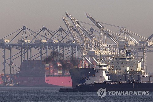 미국 롱비치 항만 (출처=연합뉴스)