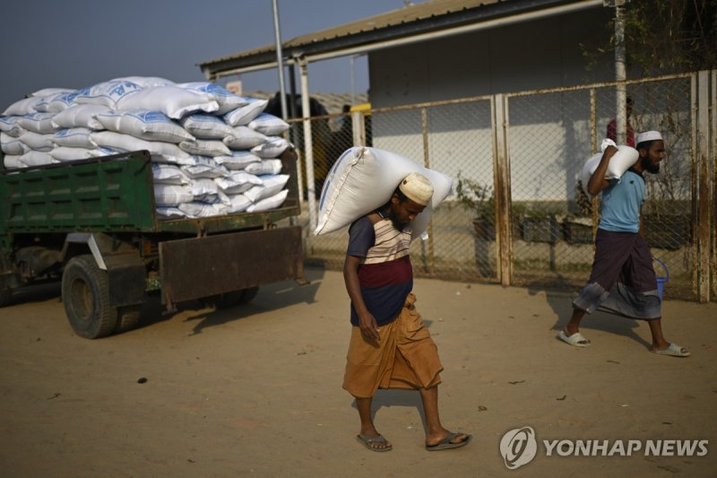 로힝야 난민촌 (출처=연합뉴스)