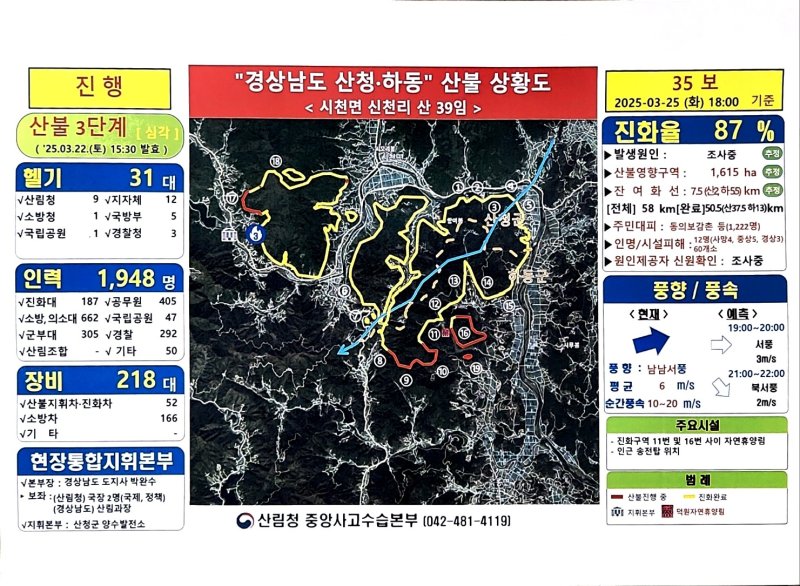 *산불 상황도 *재판매 및 DB 금지