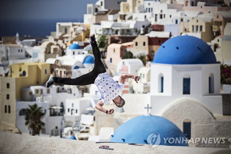 그리스 산토리니 섬 (출처=연합뉴스)