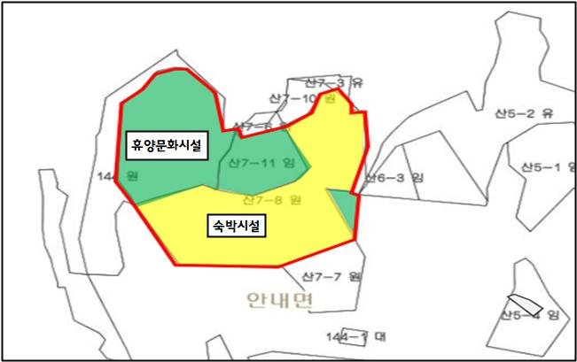 옥천군 장계관광지 호텔 위치도 *재판매 및 DB 금지