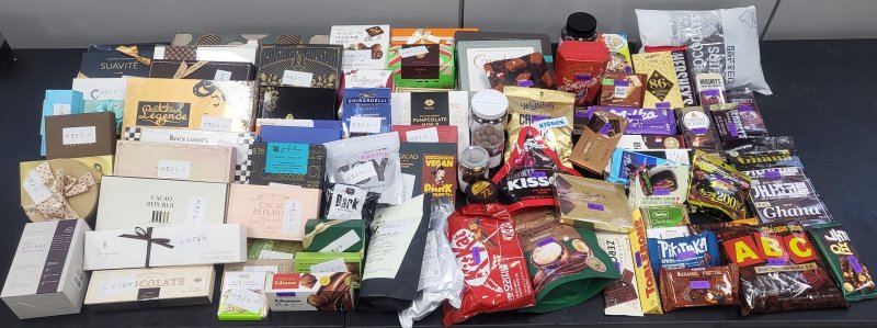 초콜릿류 사진.(서울시 제공)