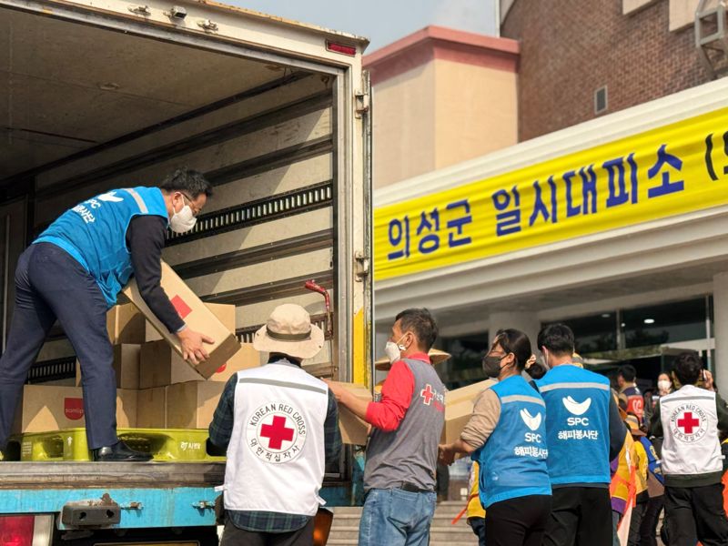 SPC그룹, 경상권 산불 피해 추가 구호물품 지원